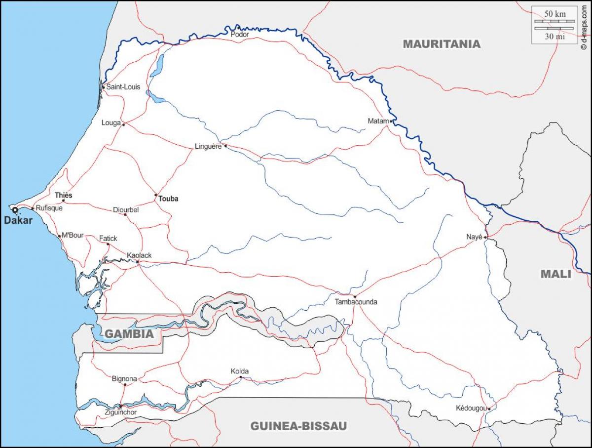 नक्शे की तौबा सेनेगल